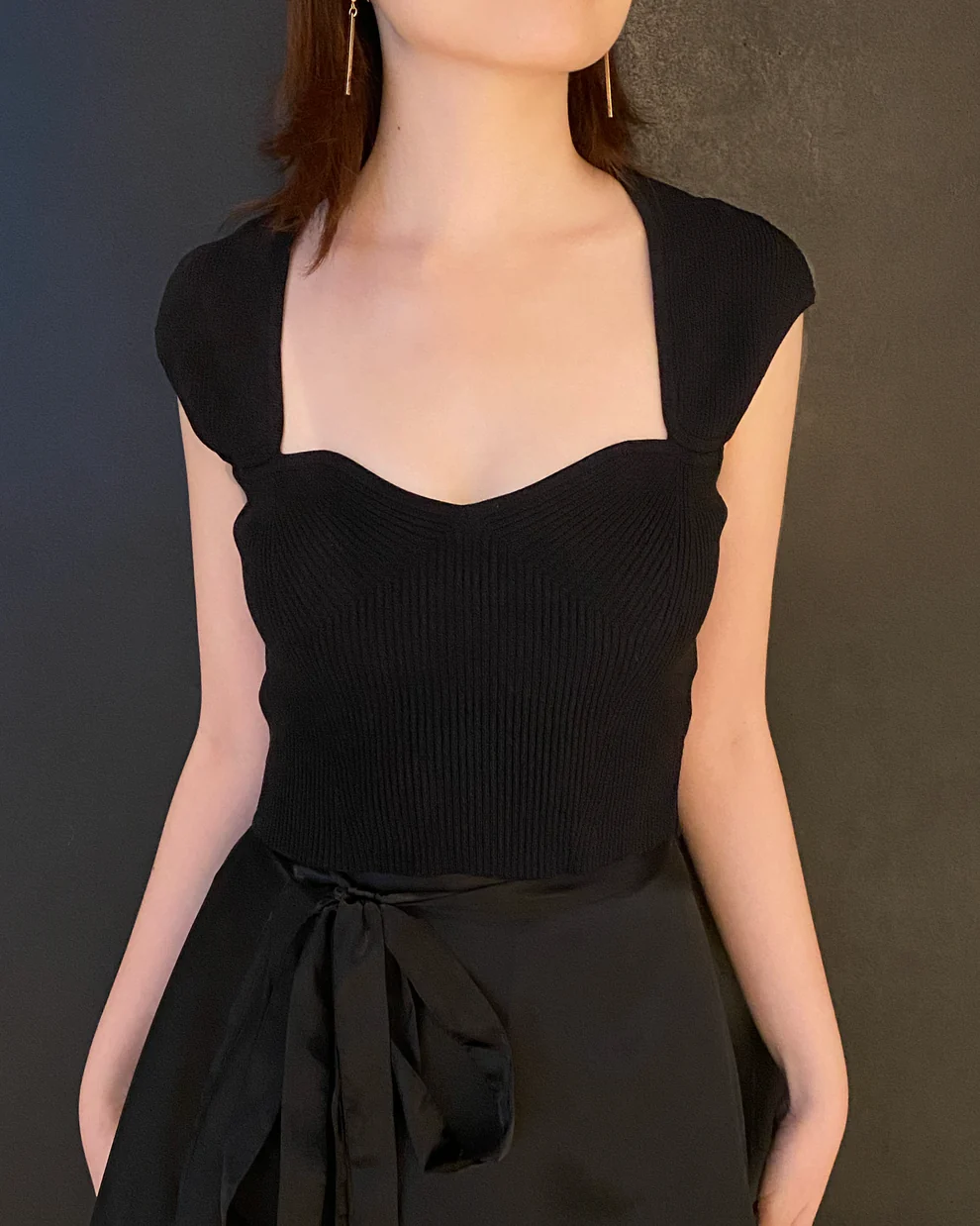 Odile Sweetheart Neckline Top